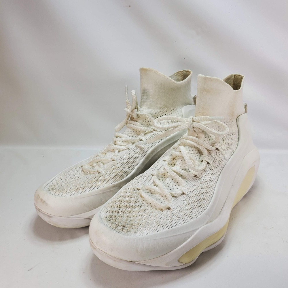 EQLZ 247 Basketball Sneakers Mens 10.5 White High Top Knit Sock Shoes 24FG24700A